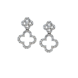 Flower Diamond Earrings-Flower Diamond Earrings - DETIJ01759