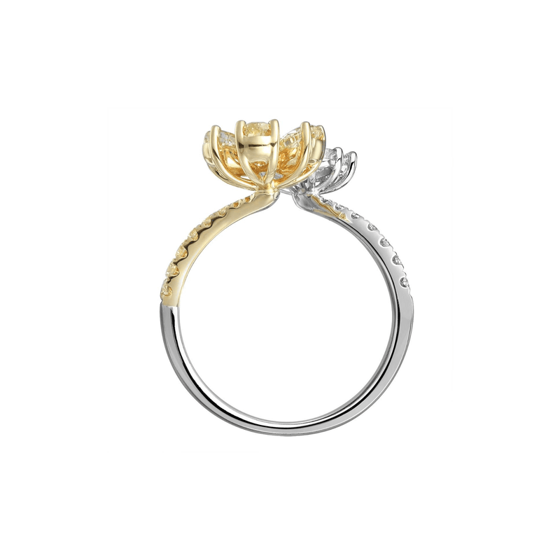 Flower Diamond Ring-Flower Diamond Ring - DRRTJ00055