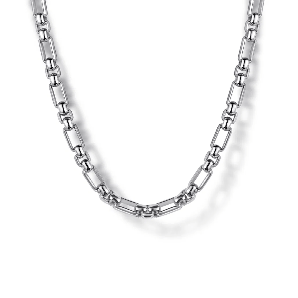 NKlaus Bracciale in argento 925 20cm Figaro curb chain NKlaus Bracciale in argento 925 20cm Figaro curb chain