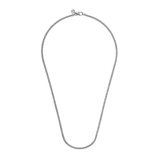 Gabriel & Co. 22 Inch 3mm 925 Sterling Silver Solid Men's Cuban Link Chain Necklace-Gabriel & Co. 22 Inch 3mm 925 Sterling Silver Solid Men's Cuban Link Chain Necklace NKM2077-22SVJJJ