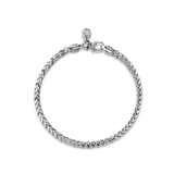 Gabriel & Co. 925 Sterling Silver Men's Wheat Chain Bracelet-Gabriel & Co. 925 Sterling Silver Men's Wheat Chain Bracelet TBM4807-9SVJJJ