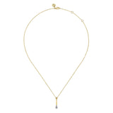 Gabriel & Co. Bujukan and Diamond Teardrop Pendant Necklace-Gabriel & Co. Bujukan and Diamond Teardrop Pendant Necklace - NK8001M45JJ