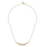 Gabriel & Co. Bujukan and Diamond Twisted Bar Necklace-Gabriel & Co. Bujukan and Diamond Twisted Bar Necklace - NK8002Y45JJ