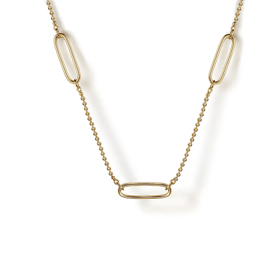 Gabriel & Co. Bujukan and Link Station Necklace - NK7804Y4JJJ
