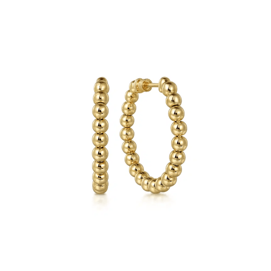 Gabriel & Co. Bujukan Beads Classic Hoop Earrings - EG15132Y4JJJ