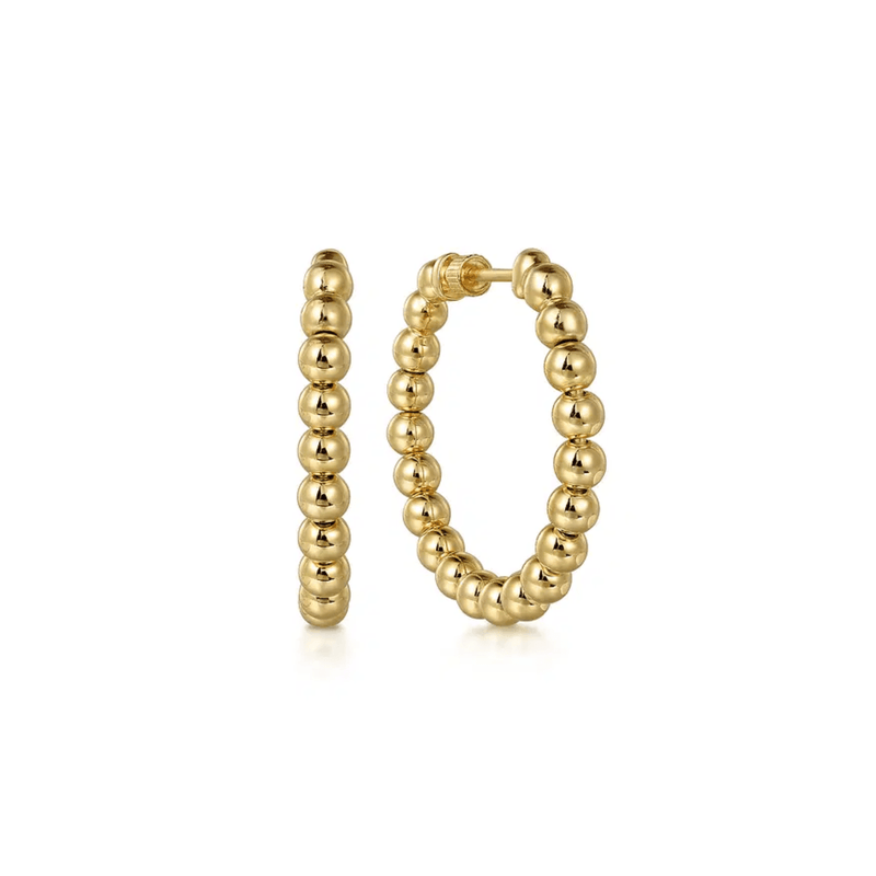 Gabriel & Co. Bujukan Beads Classic Hoop Earrings-Gabriel & Co. Bujukan Beads Classic Hoop Earrings - EG15132Y4JJJ