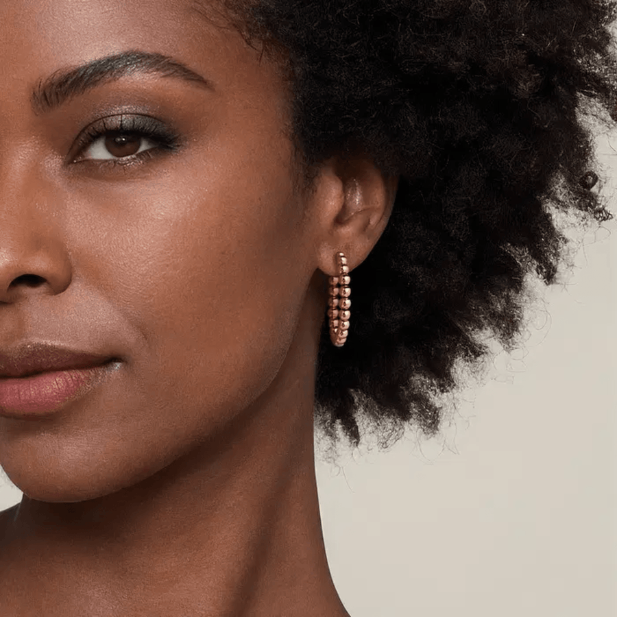 Gabriel & Co. Bujukan Beads Classic Hoop Earrings - EG15132Y4JJJ