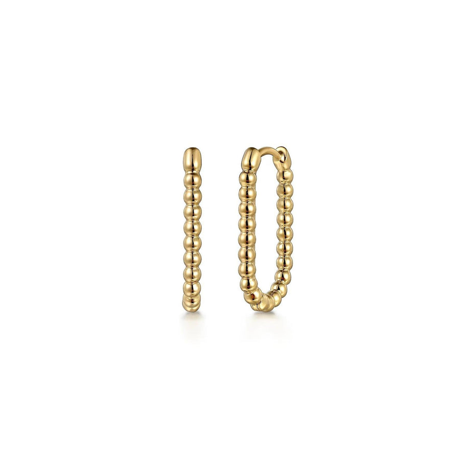 Gabriel & Co. Bujukan Classic Elongated Oval Hoop Earrings - EG15163Y4JJJ