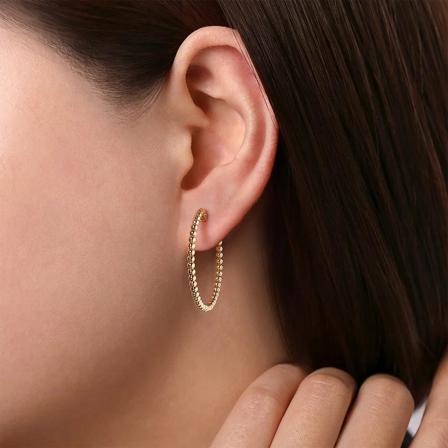Gabriel & Co. Bujukan Classic Hoop Earrings 30mm - EG13929Y4JJJ