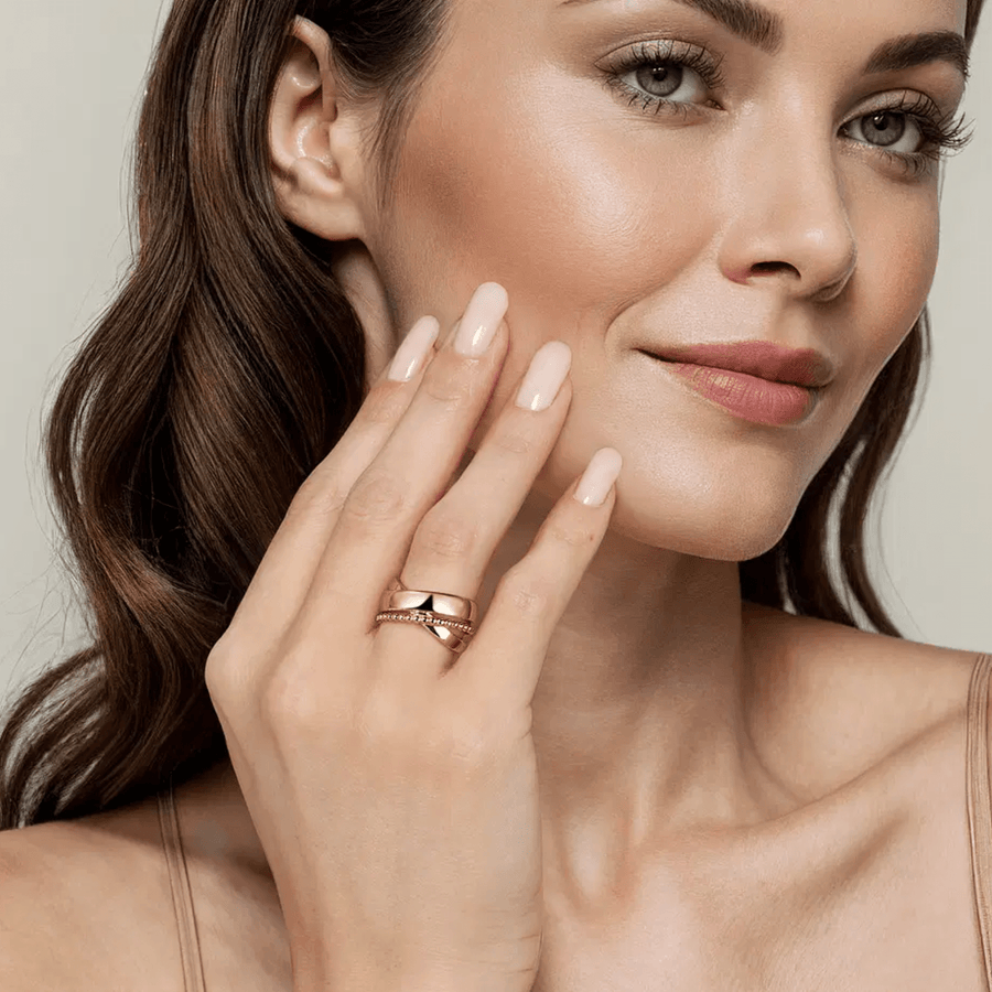 Gabriel & Co. Bujukan Criss Cross Ring - LR52706Y4JJJ