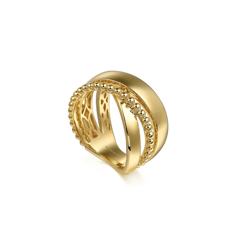 Gabriel & Co. Bujukan Criss Cross Ring-Gabriel & Co. Bujukan Criss Cross Ring - LR52706Y4JJJ