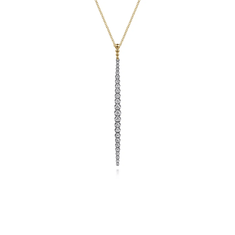Gabriel & Co. Bujukan Diamond Bar Pendant Necklace-Gabriel & Co. Bujukan Diamond Bar Pendant Necklace - NK7787M45JJ