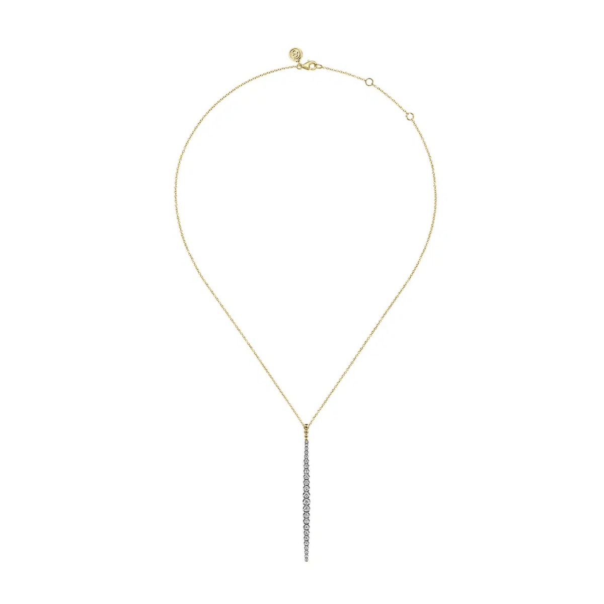 Gabriel & Co. Bujukan Diamond Bar Pendant Necklace - NK7787M45JJ