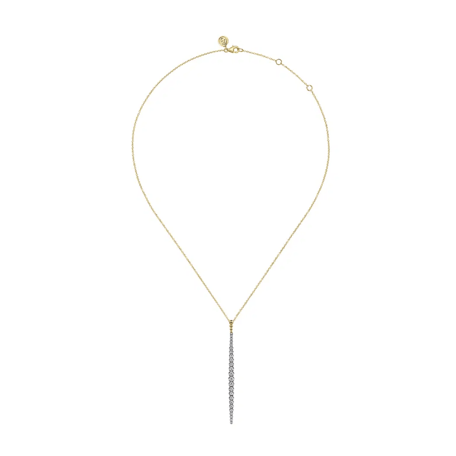 Gabriel & Co. Bujukan Diamond Bar Pendant Necklace - NK7787M45JJ