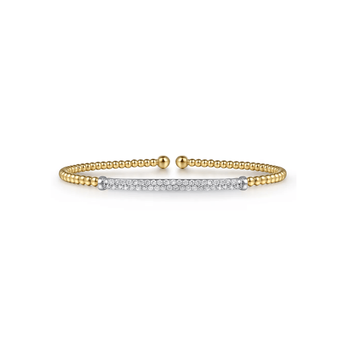 Gabriel & Co. Bujukan Diamond Bar Split Bangle BG4262-62Y45JJ