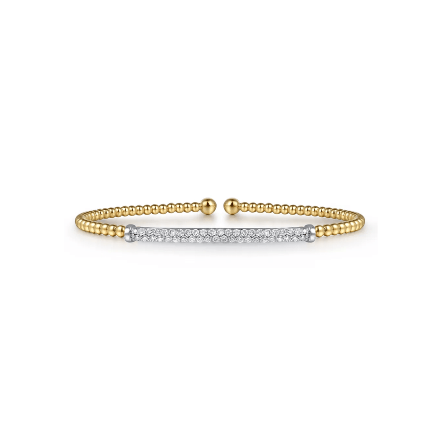 Gabriel & Co. Bujukan Diamond Bar Split Bangle BG4262-62Y45JJ