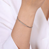 Gabriel & Co. Bujukan Diamond Bar Split Bangle-Gabriel & Co. Bujukan Diamond Bar Split Bangle - BG4262 - 6W45JJ