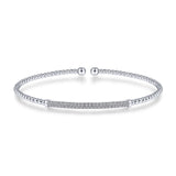 Gabriel & Co. Bujukan Diamond Bar Split Bangle-Gabriel & Co. Bujukan Diamond Bar Split Bangle - BG4262 - 6W45JJ