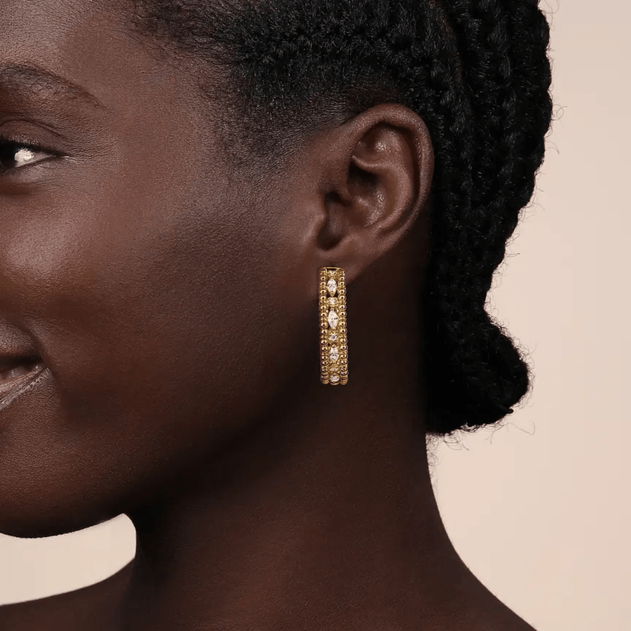 Gabriel & Co. Bujukan Diamond Classic Hoop Earrings - EG15051Y44JJ