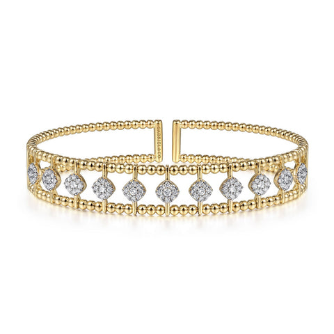 Gabriel & Co. Bujukan Diamond Cuff Bangle-Gabriel & Co. Bujukan Diamond Cuff Bangle - BG4232 - 62Y45JJ