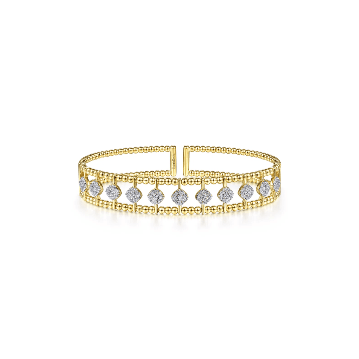 Gabriel & Co. Bujukan Diamond Cuff Bangle BG4232-6Y45JJ