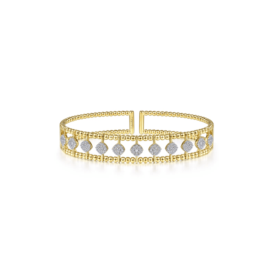 Gabriel & Co. Bujukan Diamond Cuff Bangle BG4232-6Y45JJ