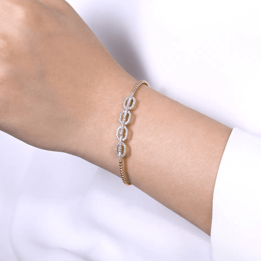 Gabriel & Co. Bujukan Diamond Linked Bangle BG4229-62Y45JJ