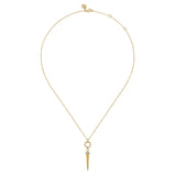 Gabriel & Co. Bujukan Link and Diamond Bullet Drop Necklace-Gabriel & Co. Bujukan Link and Diamond Bullet Drop Necklace - NK8086Y45JJ