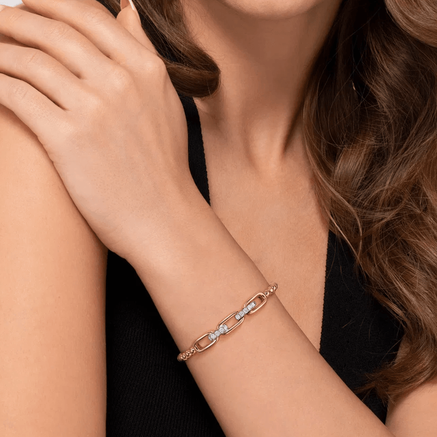 Gabriel & Co. Bujukan Link Diamond Bangle Bracelet - BG5121 - 62M45JJ