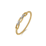 Gabriel & Co. Bujukan Link Diamond Bangle Bracelet-Gabriel & Co. Bujukan Link Diamond Bangle Bracelet - BG5121 - 62M45JJ