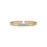 Gabriel & Co. Bujukan Pave Diamond Bangle Bracelet with Lock-Gabriel & Co. Bujukan Pave Diamond Bangle Bracelet with Lock BG5085-62Y45JJ.LOCK