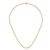 Gabriel & Co. Cable Chain Necklace with Taggant Logo-Gabriel & Co. Cable Chain Necklace with Taggant Logo - NC1003-18Y4JJJ