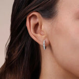 Gabriel & Co. Classic Diamond Huggies 15mm-Gabriel & Co. Classic Diamond Huggies 15mm - EG13647W45JJ