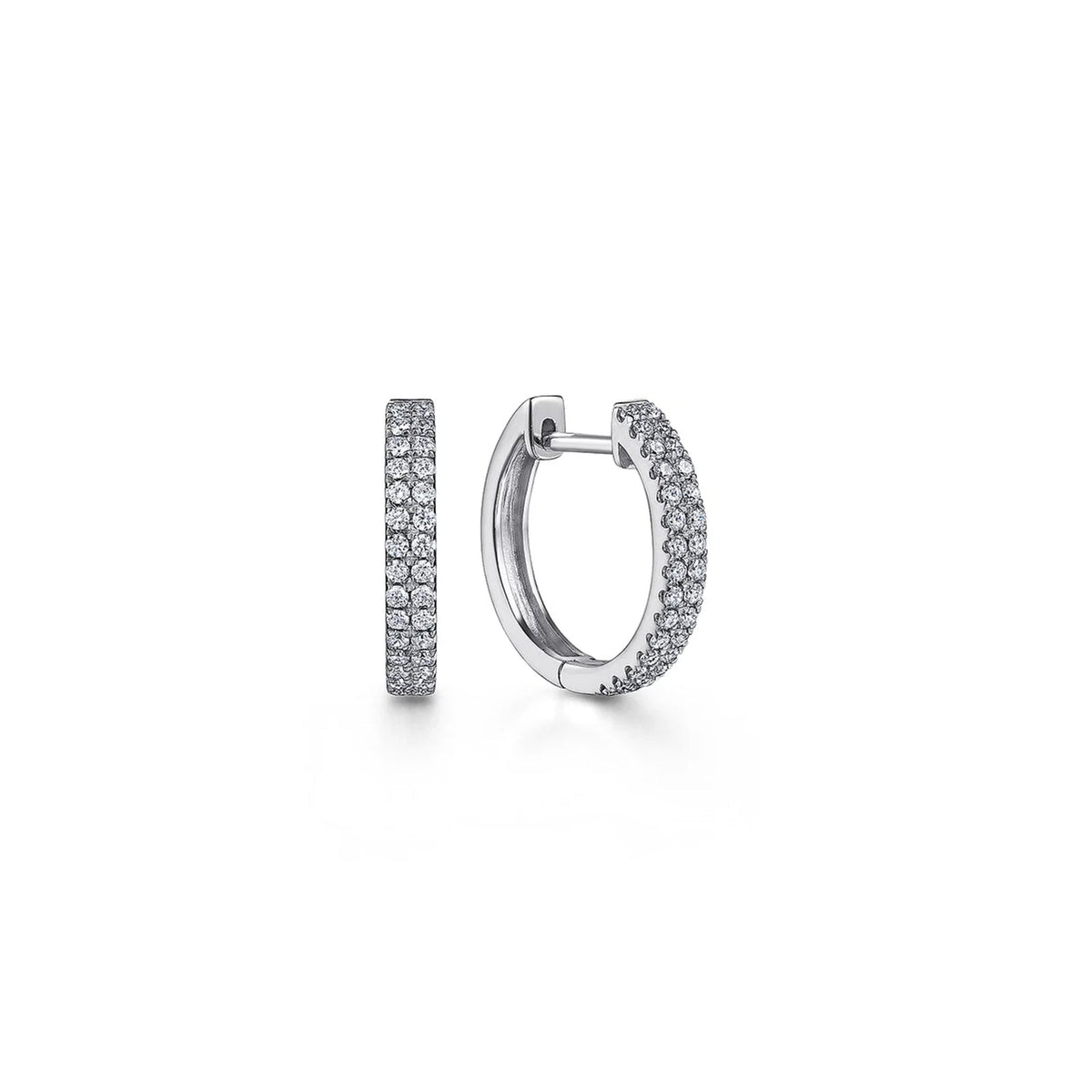 Gabriel & Co. Classic Diamond Huggies - EG13173W45JJ