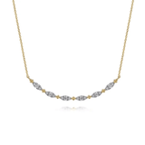 Gabriel & Co. Curved Bujukan Bar Diamond Necklace-Gabriel & Co. Curved Bujukan Bar Diamond Necklace - NK7184Y45JJ