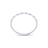 Gabriel & Co. Demure Gold Bezel Station Diamond Bangle-Gabriel & Co. Demure Gold Bezel Station Diamond Bangle BG3843-62W45JJ