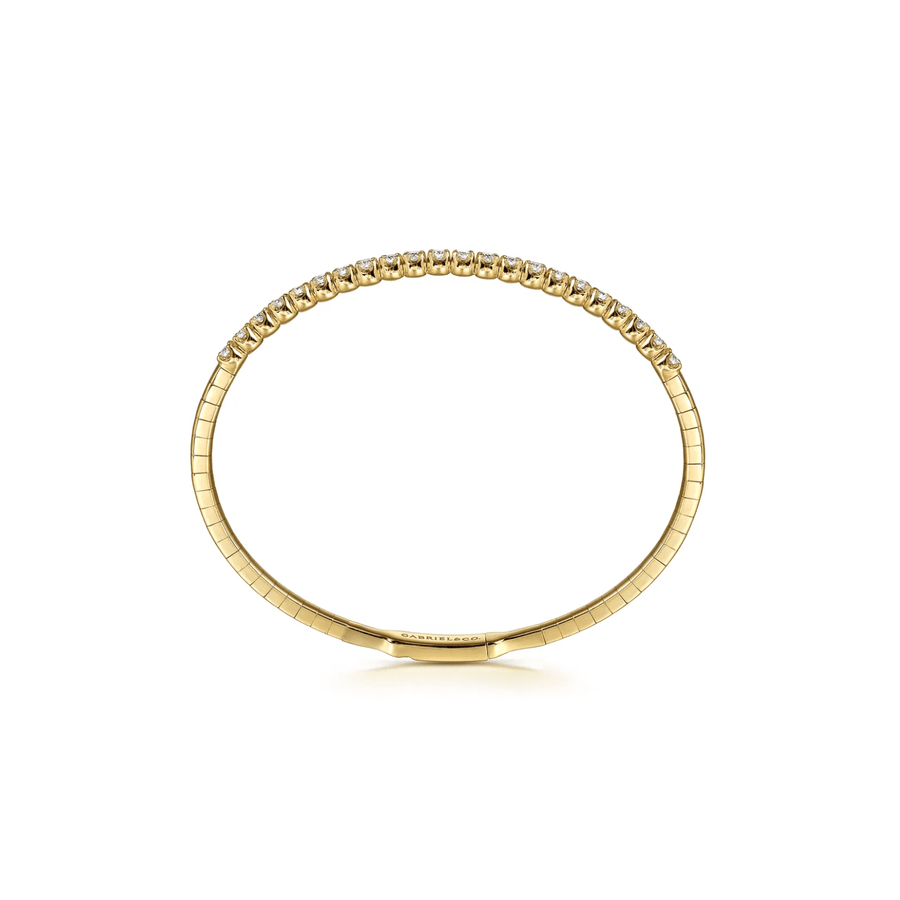 Gabriel & Co. Demure Gold Diamond Bangle BG3975-62Y45JJ