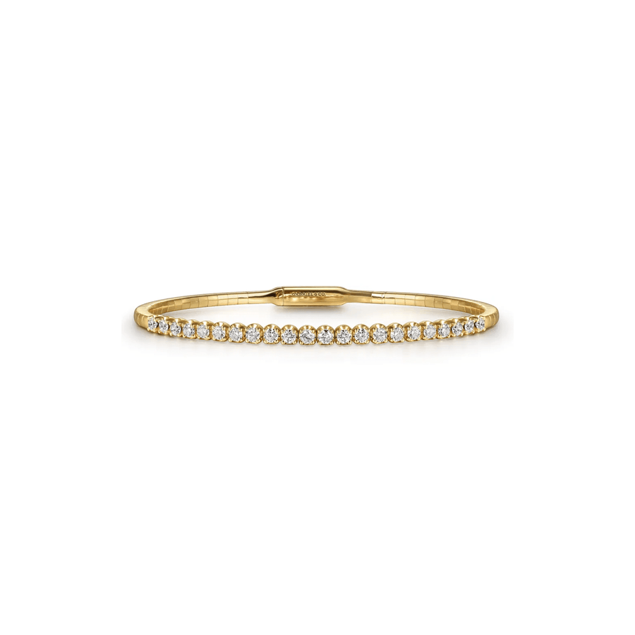 Gabriel & Co. Demure Gold Diamond Bangle BG3975-62Y45JJ