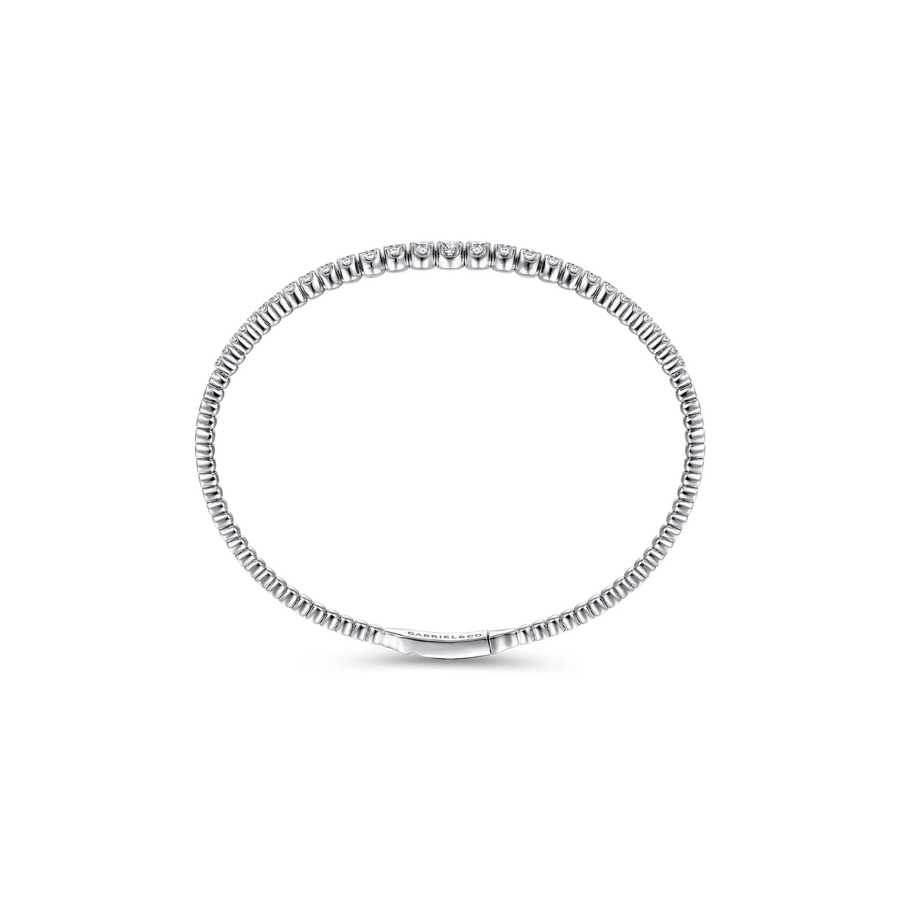 Gabriel & Co. Demure Gold Diamond Bangle BG4431-62W45JJ