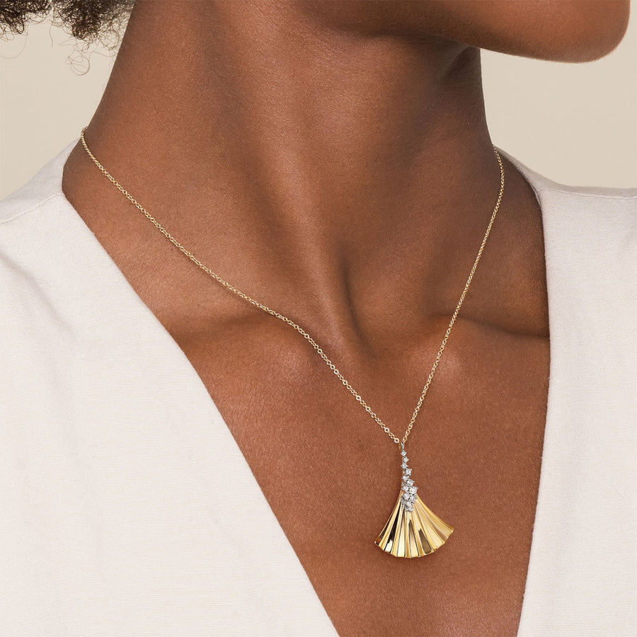 Gabriel & Co. Diamond and Diamond Cut Pendant Necklace - NK8012M45JJ