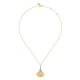 Gabriel & Co. Diamond and Diamond Cut Pendant Necklace-Gabriel & Co. Diamond and Diamond Cut Pendant Necklace - NK8012M45JJ