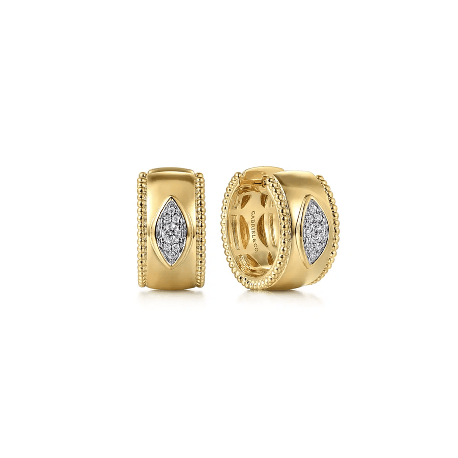 Gabriel & Co. Diamond Bujukan Huggie Earrings - EG15038Y45JJ