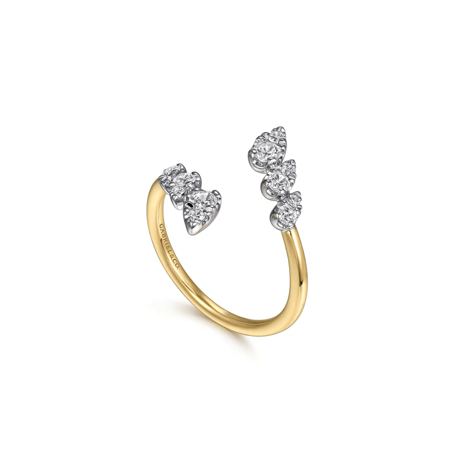 Gabriel & Co. Diamond Bypass Ladies Ring - LR52573M45JJ