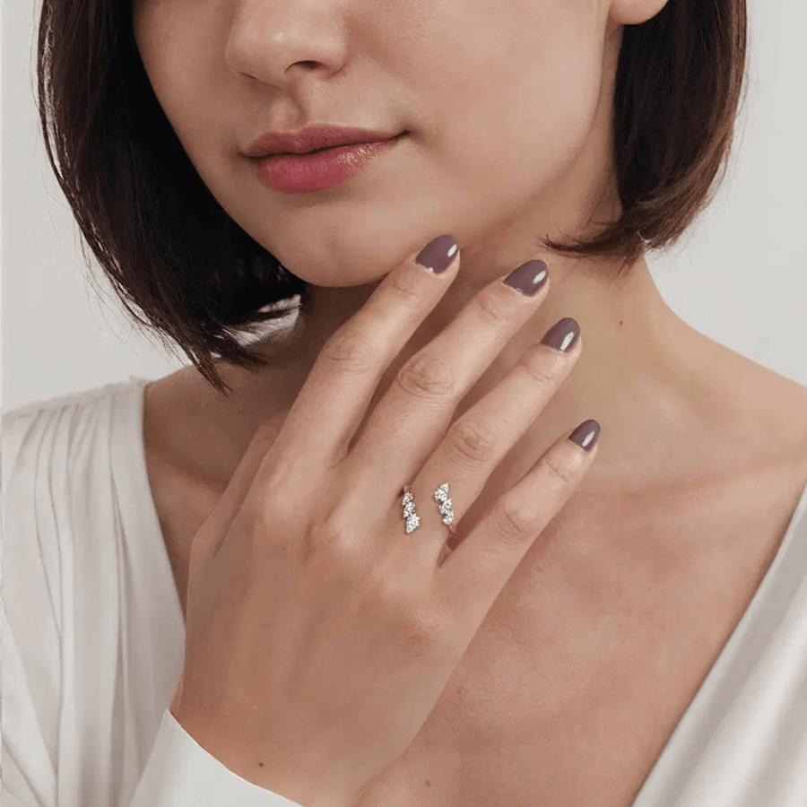 Gabriel & Co. Diamond Bypass Ladies Ring - LR52573M45JJ