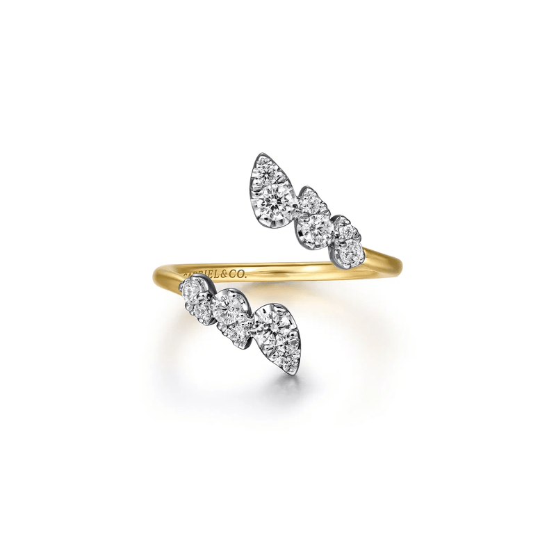 Gabriel & Co. Diamond Bypass Ladies Ring-Gabriel & Co. Diamond Bypass Ladies Ring - LR52573M45JJ