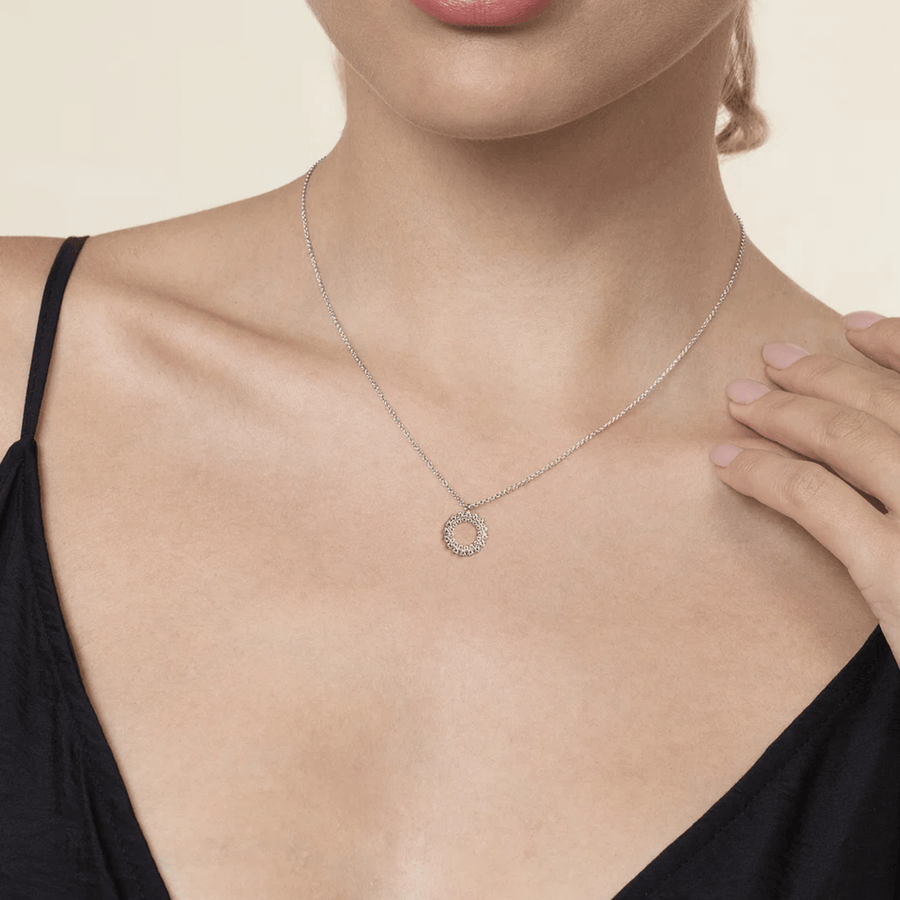 Gabriel & Co. Diamond Circle Pendant Necklace - NK7763W45JJ