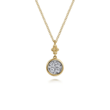 Gabriel & Co. Diamond Cluster Bujukan Drop Pendant Necklace-Gabriel & Co. Diamond Cluster Bujukan Drop Pendant Necklace - NK7512M45JJ