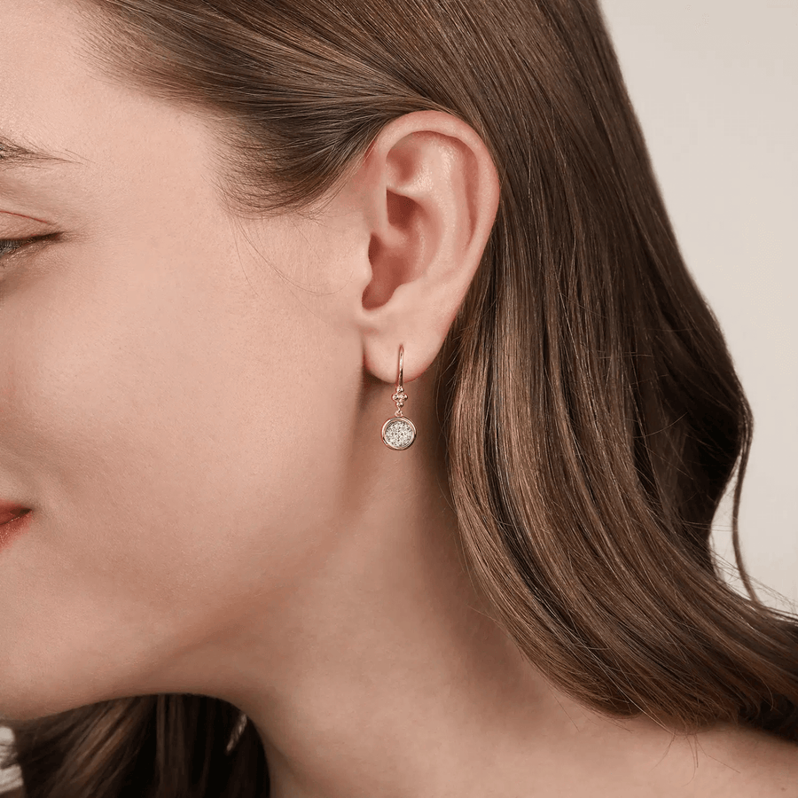 Gabriel & Co. Diamond Cluster Bujukan Lever Back Earrings - EG15016M45JJ