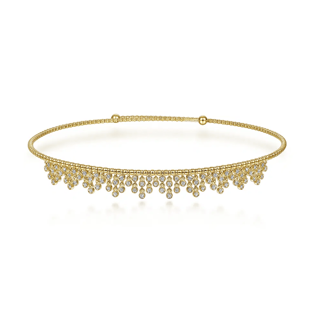 Gabriel & Co. Diamond Clusters Bujukan Beaded Choker Necklace - NK6207Y45JJ