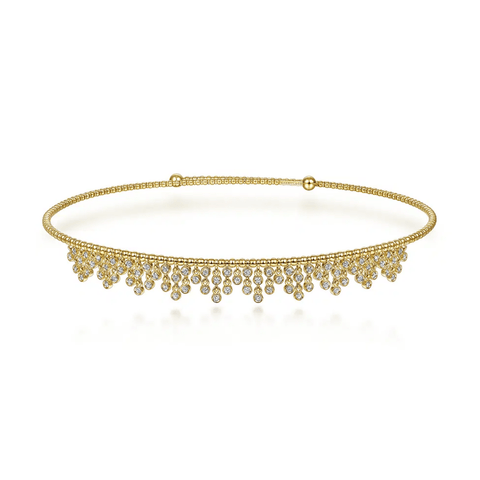 Gabriel & Co. Diamond Clusters Bujukan Beaded Choker Necklace-Gabriel & Co. Diamond Clusters Bujukan Beaded Choker Necklace - NK6207Y45JJ